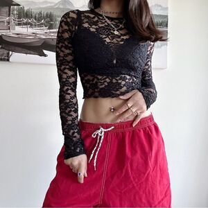 y2k vintage red sporty boyfriend short swimsuit 90s baggy athleisure shorts